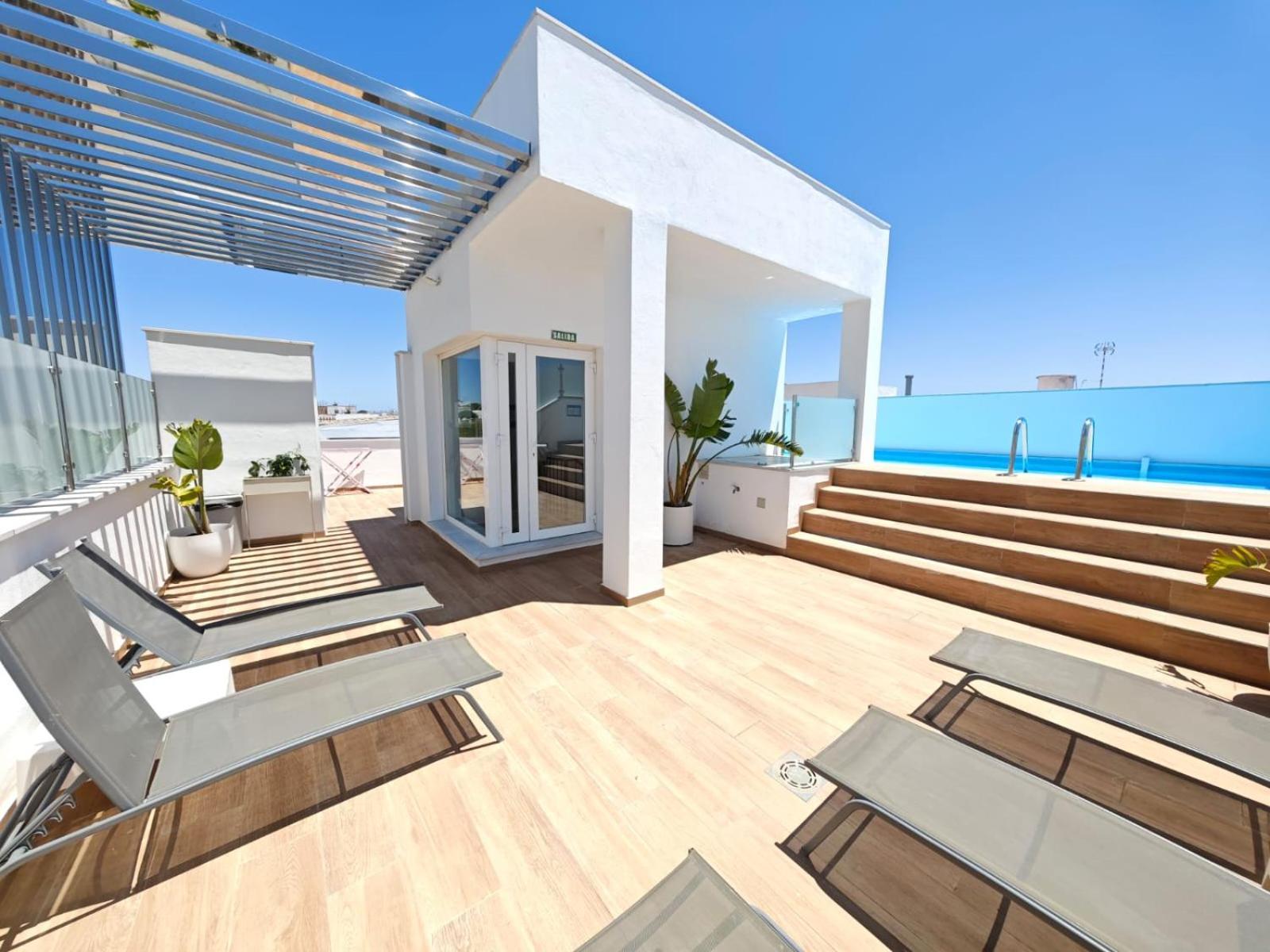 Apartamento A Estrenar En Planta Primera C Con Piscina Barbate Exterior foto